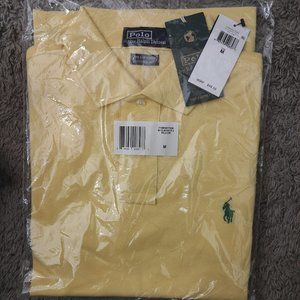 Polo Ralph Lauren Brand New Yellow Medium Free Express Shipping!